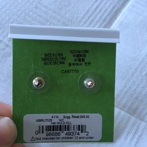 kate spade Jewelry - Kate spade silver sparkle stud earrings nwt kate spade Jewelry - Kate spade silver sparkle stud earrings nwt